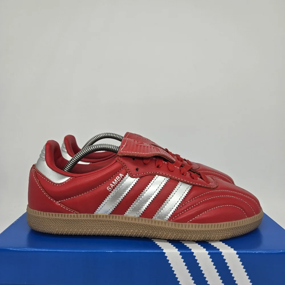 New adidas Samba LT Better Scarlet Silver Women's Shoes Size 7 - Picture 3 of 8